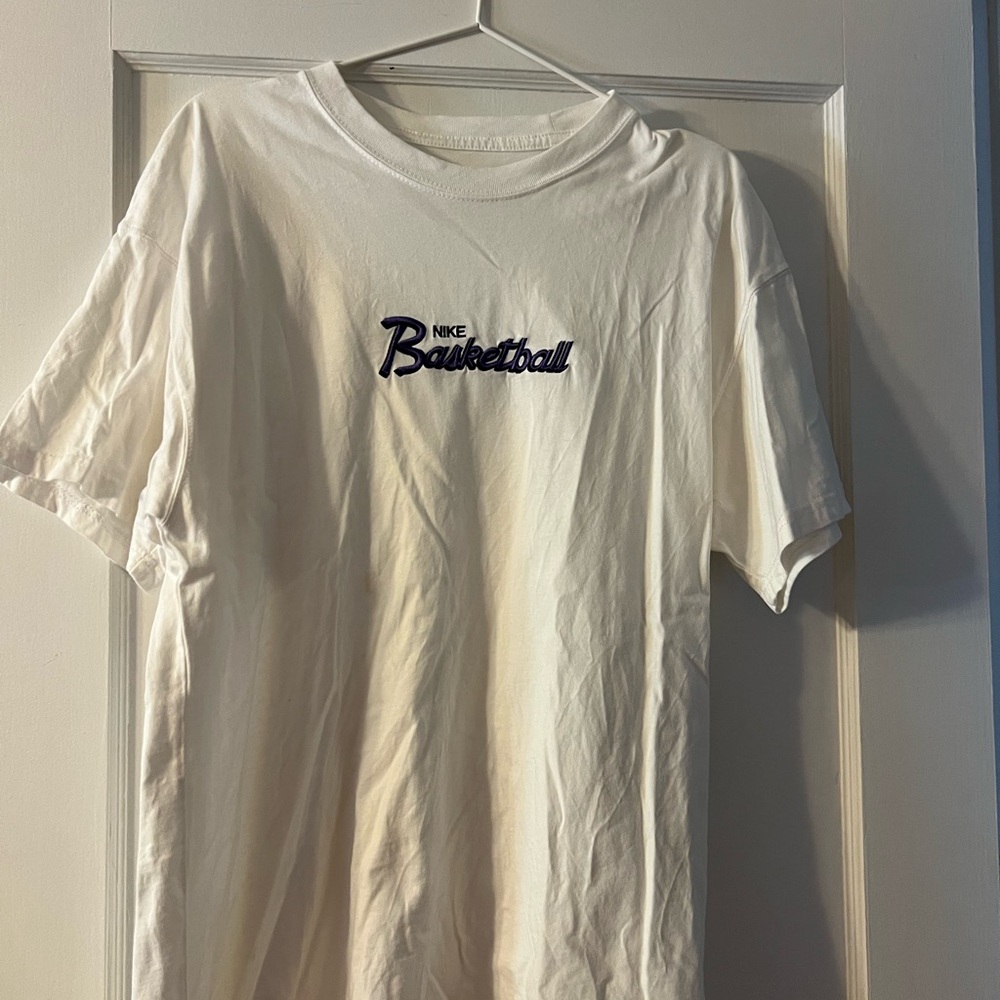 Nike White Loose Fit Tee